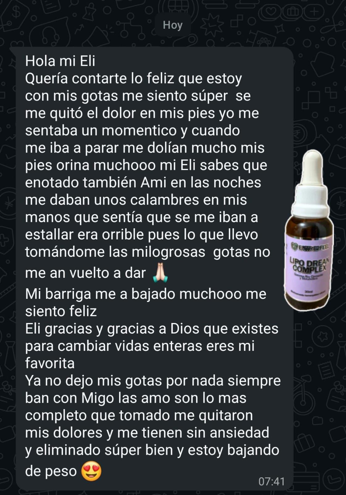 Testimonio Kit y Gotas